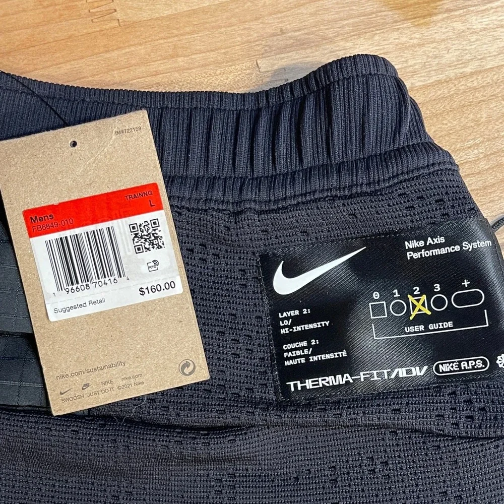 Nike Axis Performance System Therma-FIT ADV Pants Black FB6849-010 Mens L $160